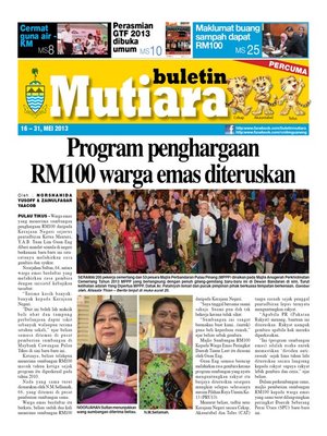 cover image of Buletin Mutiara 16-31 May 2013